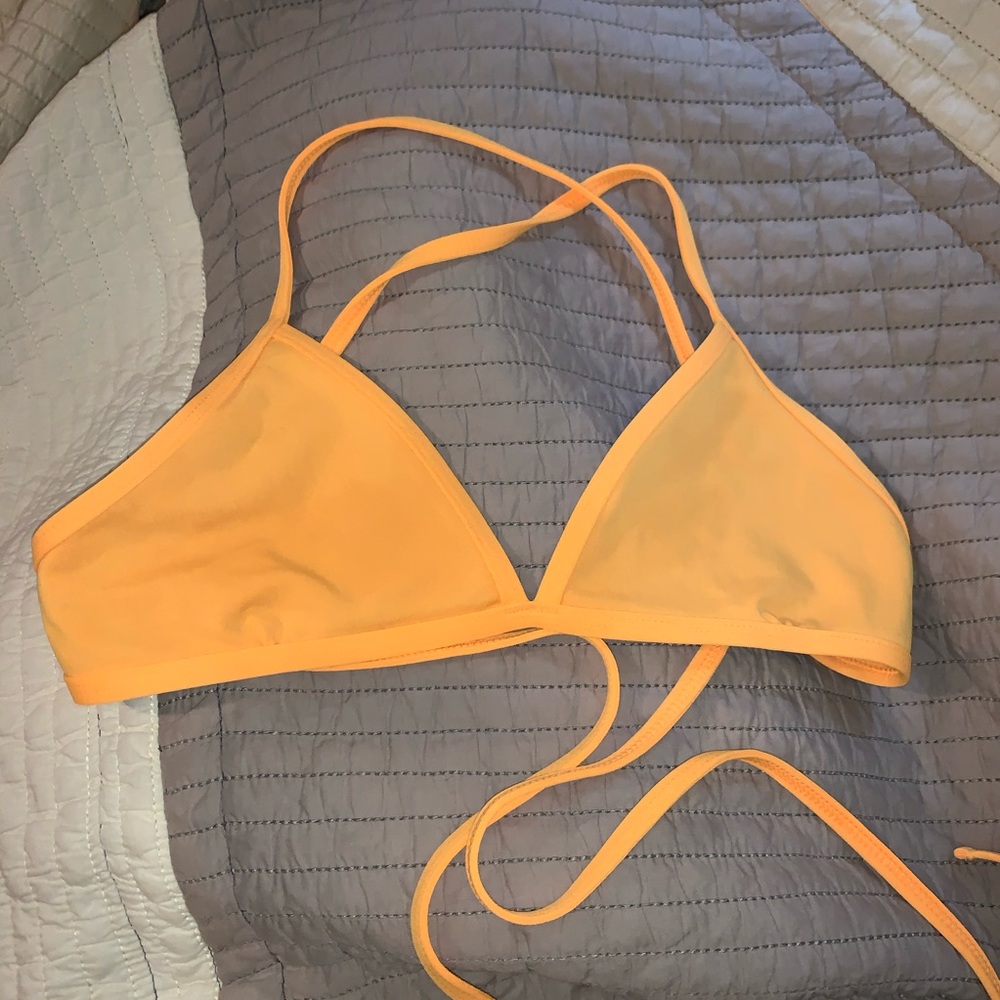 Jolyn Clothing Triangle Tie-Back Yellow